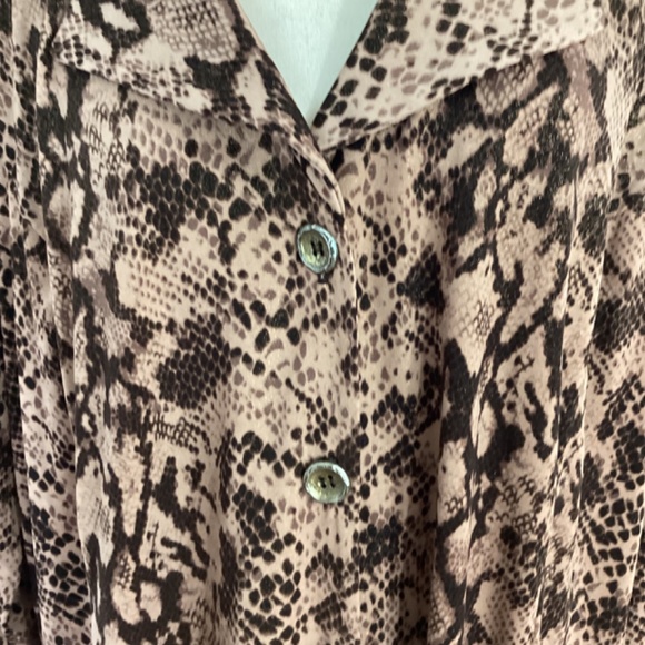 SIMONTON Says designed by George Simonton Plus 3X JACKET BROWN REPTILE LUREX - Picture 4 of 10